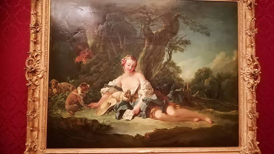 「恋文」1745年 画家フランソワ・ブーシェ1703-1770