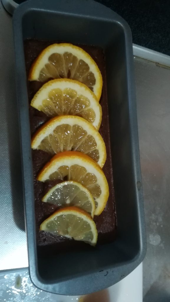レモンチョコレートケーキ を作ってみました