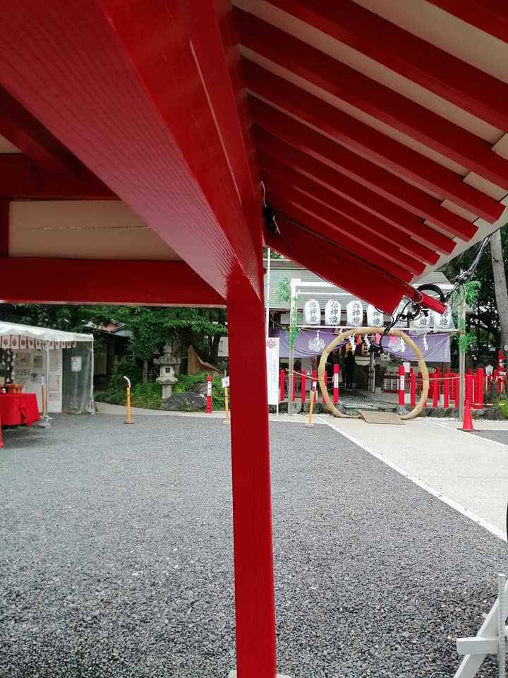 名古屋 別小江神社で夏越の大祓 茅の輪くぐり