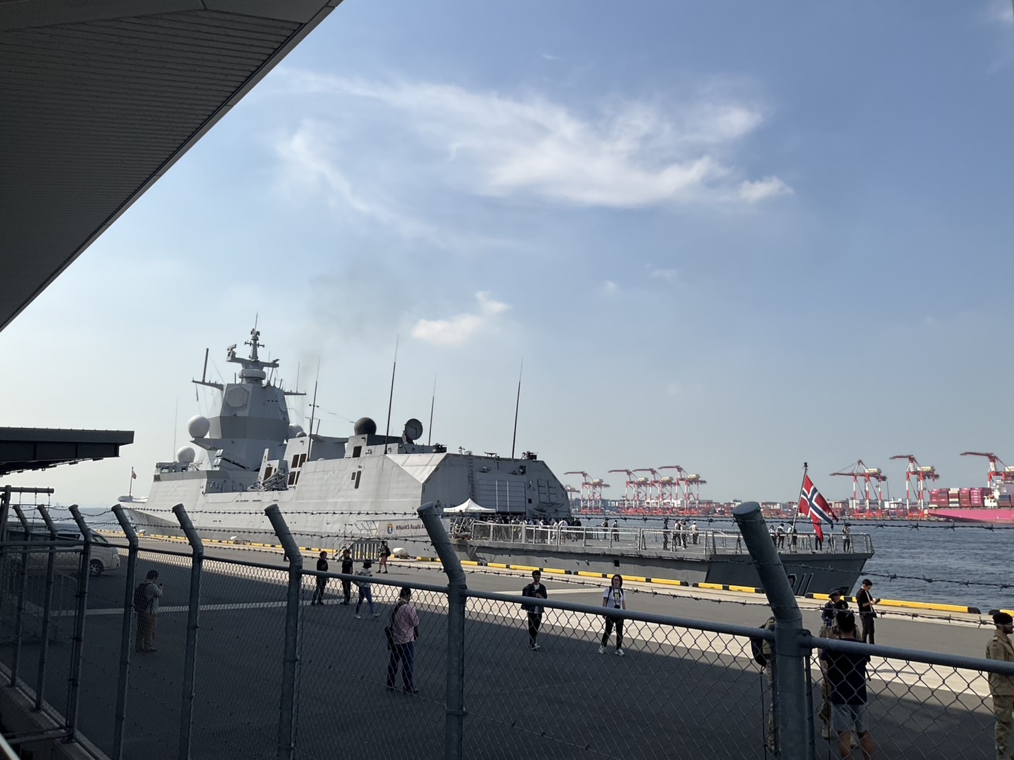 ノルウェー王国海軍フリゲート艦RNoMS ロアール・アムンゼンを訪問！ 2025年8月20日